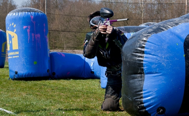  Terrain de paintball portable 